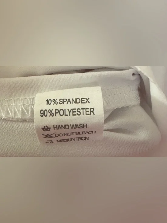 Tenniscore White Mini Dress | Fit & Flare | Skater Style | Size 6 - Picture 3 of 4